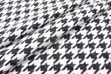 Strickstoff Mohair-Style - Hahnentritt 