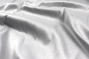 Blusenstoff - glatt und geschmeidig - Silber 