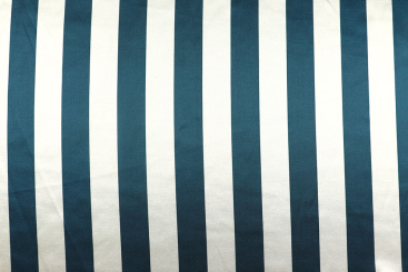 Satin - Streifen - Nachtblau/Weiß - 2,0 Meter 