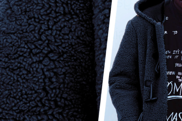 Sherpa Fleece - Nachtblau 