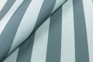 Outdoorstoff Melange - Streifen - Sea Grey 