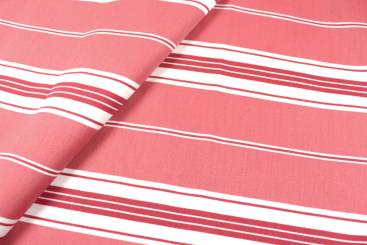 Dekostoff - Blockstreifen Dusty Red - 280 cm 