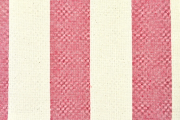 Segeltuch Nature - 280 cm - Blockstreifen - Rot 