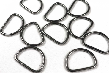 D-Ringe - 2 cm breit -  3 mm stark - 10er-Pack 