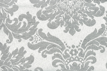 Tischdeckenstoff Damast - Theresia - 280 cm - Grau 
