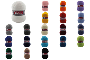 Twister Universalwolle 400 g Knäuel - Uni 