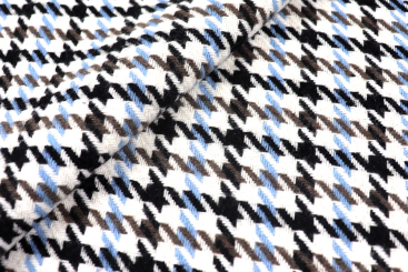 Tweed-Stoff - Old Town - Blau 
