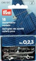 085120 Vs P1 Nadeln Sicherheitsnadeln - Silber - Sortiment - 18 Stück