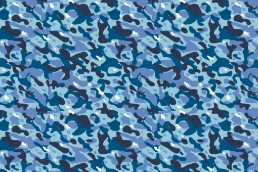 Reine Baumwolle mit schöner Webstruktur und Camouflage-Muster im Ozean-Stil 103514 Baumwollstoff Delta Sea Camouflage Arctic Ocean Camouflage Baumwollstoff Lima - Camouflage Maritim