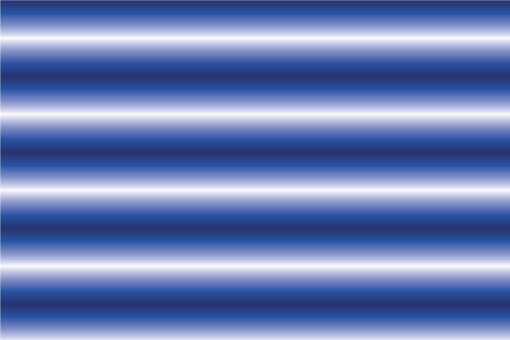 Geschmeidiger und glänzender Satin, bedruckt mit farbenfohem Querstreifen-Motiv 104355 Satin Streifen Verlauf Blau(1) Gemustert Satin - Gradient-Streifen BlauFarbtafel für den Satin Gradient-Streifen mit 6 Varianten