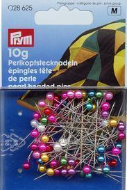 Stecknadeln zum Fixieren und Markieren von Stoffen und Schnittmustern 11028625 Z1 Zubehör Perlkopfstecknadeln - Bunt - 10 g
