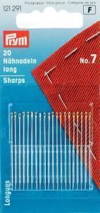 Hand-Nähnadel-Sortiment 11121291 Z1 Zubehör 20 Nähnadeln lang No. 7