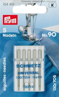 11154412 Z1 Nähnadeln - Maschinen Universal Nähmaschinennadel 130/705 90