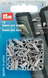 11261457 Z1 Verschlüsse Federhaken silber No. 9