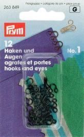 11263849 Z1 Verschlüsse Federhaken Schwarz No. 1