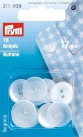11311269 Z1 Transparente Knöpfe 15 Universalknöpfe 17 mm