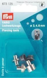 Markenzubehör von Prym 11673125 Z1 Nähfrei PRYM Lochwerkzeug Vario 3-4-8mm