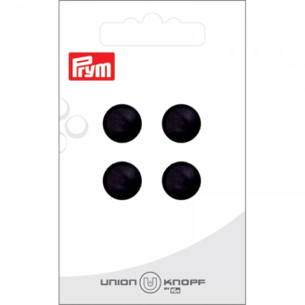 Runde Knöpfe - Durchmesser: 12 mm  11800069 Knöpfe Knöpfe - Schwarz - 12 mm
