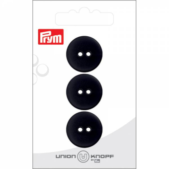 Runde Knöpfe - Durchmesser: 20 mm  11800111 Knöpfe Knöpfe - Schwarz - 20 mm