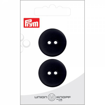 Runde Knöpfe - Durchmesser: 25 mm  11800123 Knöpfe Knöpfe - Schwarz - 25 mm