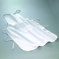 1215043 Baumwollartikel Schürze Baumwolle - mit Tasche - 60 x 90 cm -  - weiß