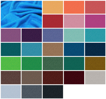 Wärmender Polar-Fleece in melierter Optik - wunderbar weich und flauschig, mit Antipilling-Ausrüstung  123 102235 Farbtafel Easy Colour(1) Fleece Fleece-Stoff - Easy ColourEasy-Colour auf kuscheligem Fleece