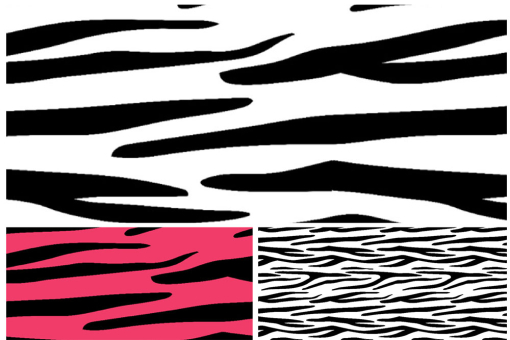 Zebra-Muster in der realistischen, flippigen und der Baby-Variante auf herrlich flauschigem Wellnessfleece! 124 101685 Wellnessfleece Zebra Fleece Wellness-Fleece - ZebraWellness-Fleece mit Zebramuster