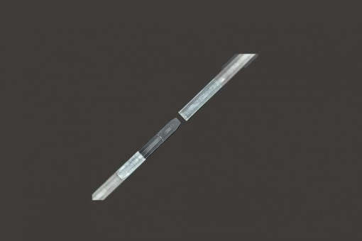 1346 1000 Z1 sonstiges Gardinenzubehör Raffrollotechnik Stab + Verbinder - transparent