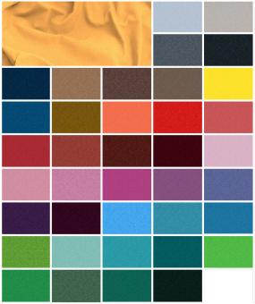 Einseitig bedruckter Samt-Polsterstoff in verschiedensten Farben 140 102235 Samt Easy Colour(1) Samt Samt-Stoff - Easy ColourFarbtafel für Samtstoff mit Melange-Effekt