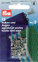 263845 Vs P1 Verschlüsse Federhaken silber - 12 Stück