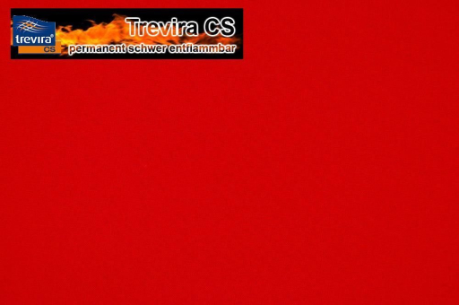 30489 Rot Logos4 Glatt Z1 Trevira CS - 160 cm breit - permanent schwer entflammbar - Rot - 2,0 Meter Rot