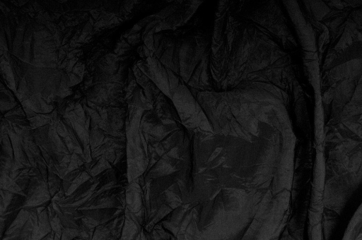 31603 Schwarz Reststücke reduziert Crinkle Taft deluxe - Schwarz - 1,0 Meter Schwarz