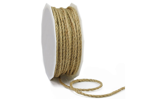 4 mm starke Naturkordel aus Jute auf der praktischen 25-m-Rolle! 34304 Jute Naturkordel 4 Mm Kordeln + Schnüre Jute-Naturkordel 4 mm - 25-Meter-RolleNaturkordel aus Jute auf einer Rolle