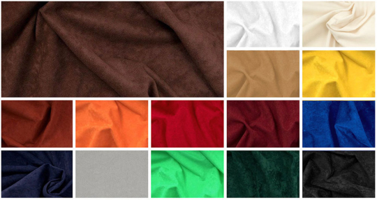 Standard-Wildleder in toller Qualität für unterschiedlichste Einsatzbereiche 37103 Wildleder Imitat S4y(1) Velour Imitat Schwedenleder - StandardWeiches Wildleder-Imitat in schönen Farben