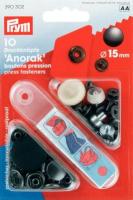 390302 Vs P1 Nähfrei Druckknopf 15 mm - Brüniert - 10 Stück