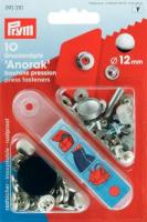 390330 Vs P1 Nähfrei Druckknopf 12 mm - Silber - 10 Stück