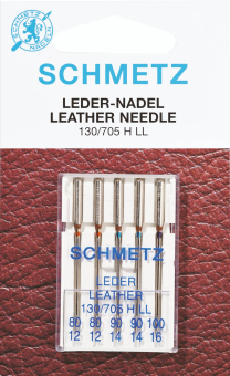 5 Schmetz Leather 130 705 H Ll Nähnadeln - Maschinen Leder Nadeln 130/705H 80-100