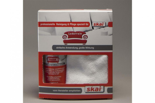 Schonend reinigendes Pflegetuch, speziell hergestellt für Kunstleder der Marke skai® 91503  Microfasertuch Inschachtel Z1 skai® Kunstleder skai® Microfaser-Reinigungs- und Pflegetuch