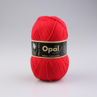 Pullover- und Sockenwolle mit hohem Schurwollanteil 97760 100 5180 1 Z1 Standardwolle Opal Pullover- und Sockenwolle 100 g - Uni Rot