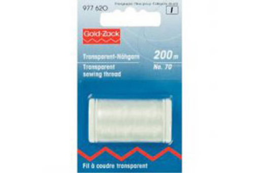 Transparentes Nähgarn für unauffällige Nähte aus 100% Polyamid 977620 Vs1 P1 Zubehör Nähgarn transparent 200 m
