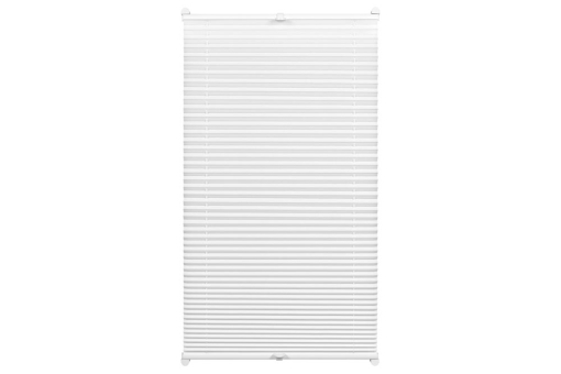 Plissee-Rollo mit 2 Bedienschienen GZG1024 Plisseerollo EASYFIX Plissee - 2 Bedienschienen - 40 x 130 cm - Weiß