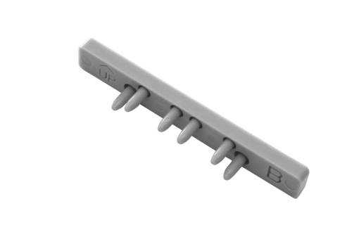 Endstück für Vorhangschienen in Grau GZG1040 Gardinenschienen-Zubehör GARDINIA Endstück für Aluminium-Vorhangschiene - 2-läufig - 2 Stck. - Grau