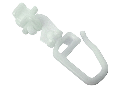 Drehgleiter für Vorhangschiene bzw. Gardinenstange mit Innenlauf GZG1044 Röllchen, Klammern,... GARDINIA Drehgleiter - 4 mm - für Vorhangschiene/-Stange mit Innenlauf - 20 Stck. - Weiß