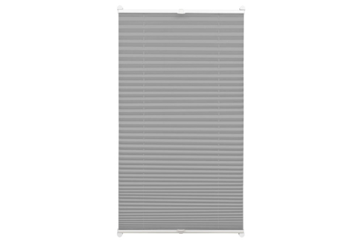 Plissee-Rollo mit 2 Bedienschienen GZG1073 Plisseerollo EASYFIX Plissee - 2 Bedienschienen - 50 x 130 cm - Schiefer