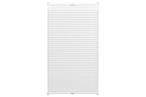 GZG1088 Plisseerollo EASYFIX Plissee - 2 Bedienschienen - 90 x 130 cm - Weiß