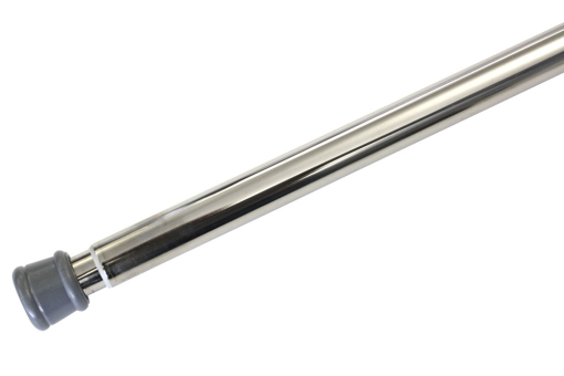 Ausziehbare Spannstange in Nickel-Optik GZG1193  GARDINIA Metall-Spannstange - Ø 23/26 mm - 80-130 cm - Nickel-Optik