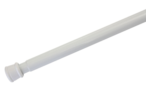 Ausziehbare Spannstange GZG1195 GARDINIA Metall-Spannstange - Ø 23/26 mm - 80-130 cm - Weiß