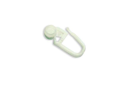Rollringe in Weiß für Vorhangschien GZG1212 Röllchen, Klammern,... GARDINIA Rollringe für Vorhangschiene - 100 Stück - Weiß