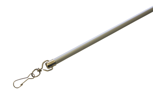 Schleuderstab zum einfachen Öffnen und Schließen von Gardinen und Vorhängen GZG1213 sonstiges Gardinenzubehör GARDINIA Aluminium-Schleuderstab - 100 cm - Aluminium
