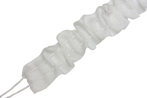 Universal-Gardinenband zur individuellen Faltenlegung GZG1248 Gardinenband GARDINIA Universal-Gardinenband für Vorhangschiene - 21 mm - 10 m-Rolle - Weiß